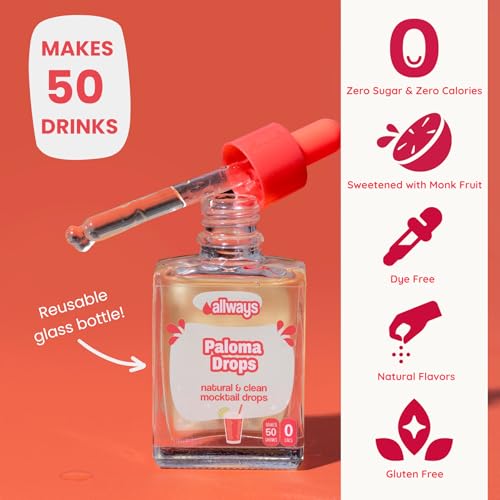 Image of Allways Drops Paloma Water Enhancer | Sugar Free | 50 Servings