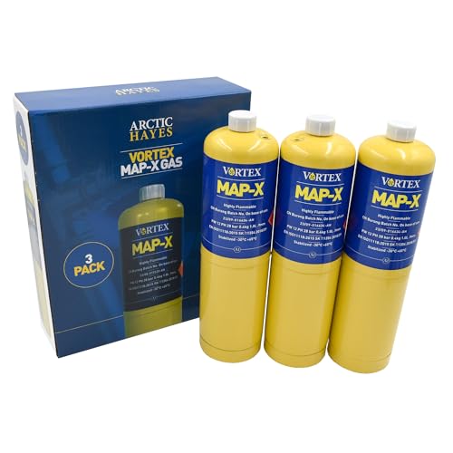 Arctic Hayes Pack of 3 Map X Gas Canisters 400g Each