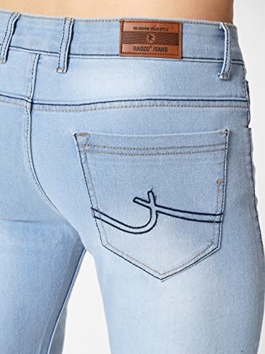 Image of RAGZO Jeans Pant for Men Slim Fit Stretchable Casual Look Breathable Fabric