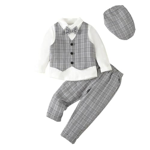 Smoking Bébé Cérémonie Costume Smoking Bébé Lito Angels - Body élégant Avec Gilet Et Chapeau Costume Bebe Garcon Mariage Smoking Bébé Cérémonie Costume Smoking Bébé Lito Angels - Body élégant Avec Gilet Et Chapeau Costume Bebe Garcon Mariage