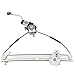 MILLION PARTS 741-307 Power Window Regulator with Motor Assembly Front Right Passenger Side Compatible with 2003-2007 Honda Accord 4 Door