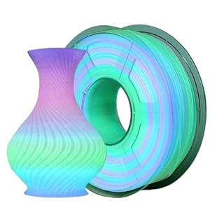 3Dプリンターフィラメント 暗闇で光る PLA 1.75mm 1kg 500g 250g 発光フィラメント PLA 3D素材 レインボーフィラメント カラーチェンジ(Rainbow A-1kg)