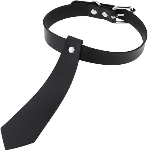 FM FM42 Multicolor PU cuero simulado 6.7 in longitud collar de corbata collar gargantilla