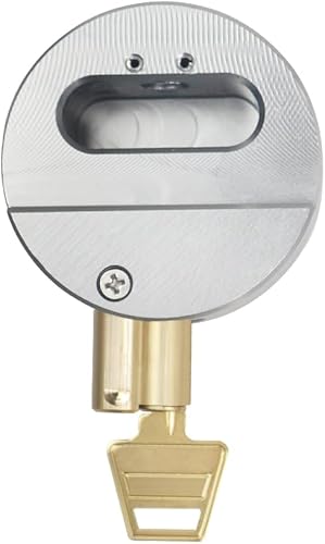 Miniatura 7 de SISAV Candado de grillete oculto Candado de aleación de aluminio Accesorios de acero inoxidable adecuados para exteriores, incluyendo remolque de