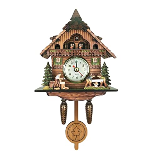 Image of Antique Cuckoo Wall Clock Vintage Wooden Clock Home Decor Excellent Gift I|Home & Garden | Home Dacor | Clocks | Wall Clocks