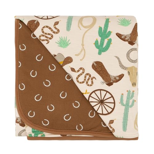 Image of Little Sleepies Cloud Blanket, 50 inch x 50 inch, Large, Caramel Ready to Rodeo