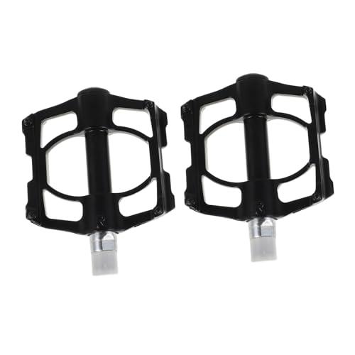 GALPADA 1pair Mountain Bike Pedals: Wide Flat Folding Aluminum Alloy Folding Bike Bicycle Foldable Cycling Pedals for Sports