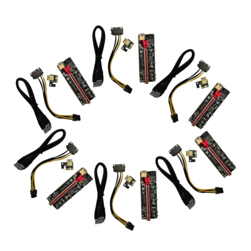 6 juegos de cables extensor PCI-e para soporte GPU miniatura 6