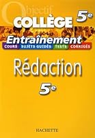 Rédaction 5e 2011692105 Book Cover