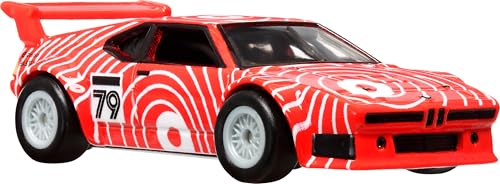 Hot Wheels BMW M1 PROCAR, Car Culture Véhicules Circuit Legend pour enfants +3 ans et les adultes fans et collectionneurs, collection premium de véhicules Car Culture à l’échelle 1/64, HKC79