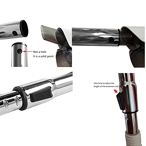 Accessoires aspirateur 32 mm avec extension tuyau de 78,7 cm pour maison et voiture - 6