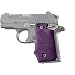 Hogue 38006 Sig P238 Grips, with Finger Grooves, Purple