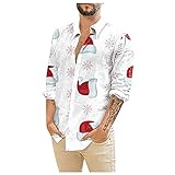 ❤ Ocasión: puedes llevar esta camisa de vestir formal/casual en cualquier ocasión, como: trabajo, negocios, fiesta, boda, hogar, citas, conciertos, vacaciones, graduación, oficina, club nocturno, etc. También es un regalo ideal. para familias, amantes y colegas en cumpleaños, Día del Padre, Día de San Valentín, Navidad, Halloween, Acción de Gracias...