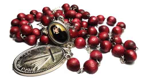 SANCTUM VERITAS Saint Faustina Kowalska True Relic Chaplet Apostle Divine of Mercy Miraculous Medal Jesus I Trust in You Chaplet Three O' Clock Prayer Poland Polish Novena