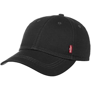 Levi’s Homme Classic Twill Red Tab casquette de Baseball, Schwarz (Black), Taille unique EU