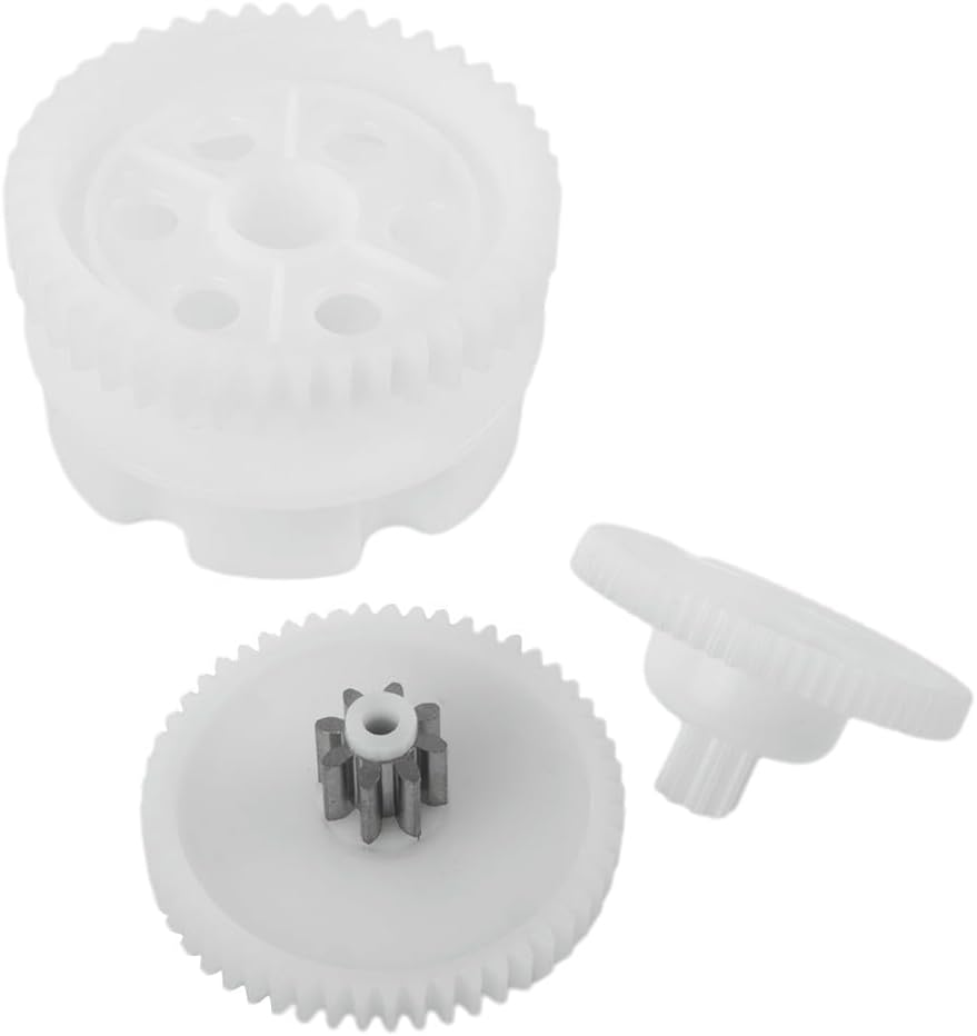 Plastic Gear Set for Children's Electric Car Gearbox, Replacement Gears Compatible with RS550 and RS390 Motors, Ride On Car Parts for Toy Car Transmission(390 gear B set)