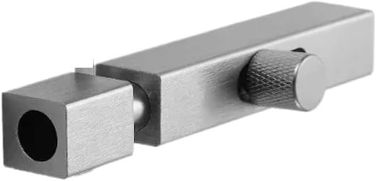 1PCS Thickened Aluminum Alloy Left and Right Latch Door Lock Buckle(Yellow)