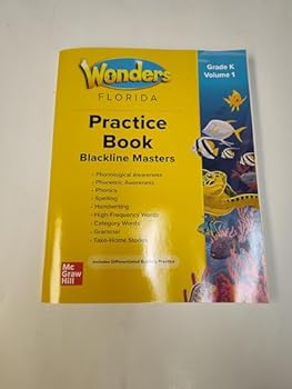 Paperback Florida Wonders Student Practice Workbook, Grade K, Vol. 1 Book