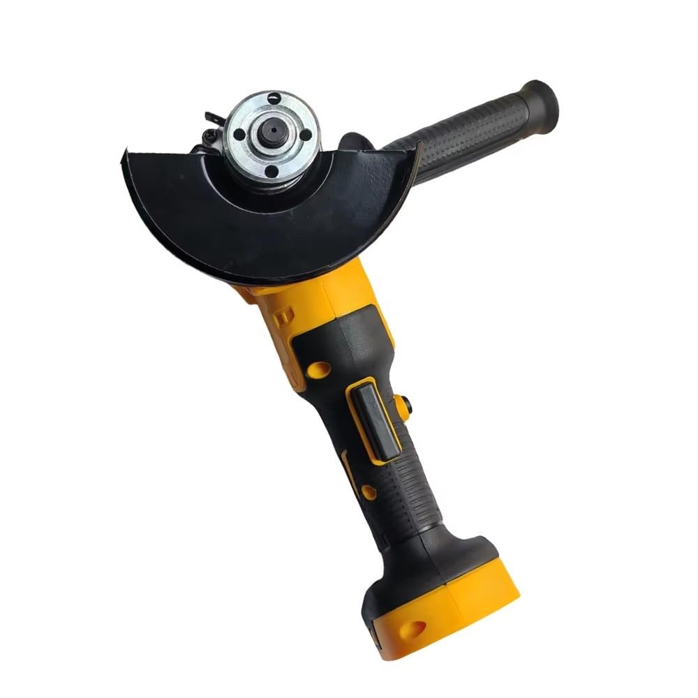 Ewsdsfs 6.4Mm M14 Brushless Electric Angle Grinder 100Mm/125Mm Cutting Woodworking Tool Variable Speed For 20V Battery Pin(6.4Mm)