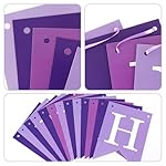 Happy Birthday Banner Sign, Birthday Garland Wall Door Banners Flag for Women Men Boys Girls Party Backdrop Decorations, Personalized Letters Name Banners (Light Purple and Purple) - Image 5
