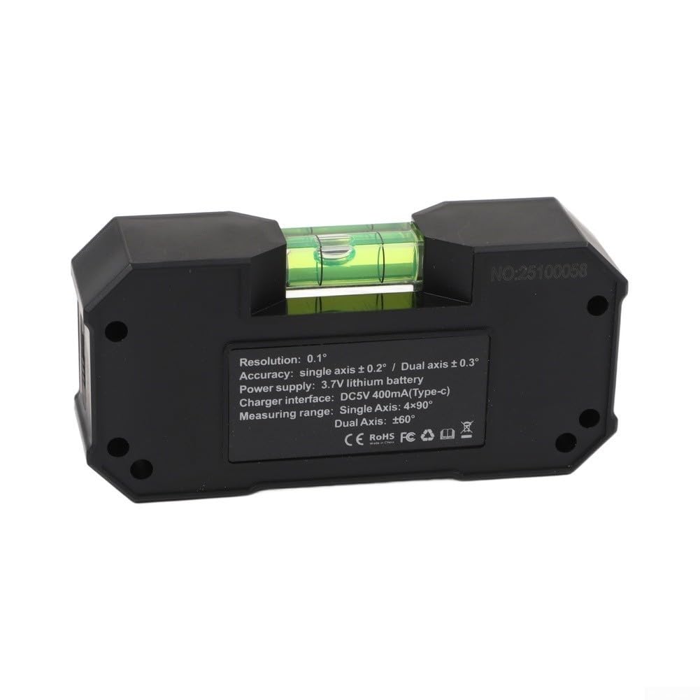 Inclinómetro digital ABS con base magnética fuerte (DC170)
