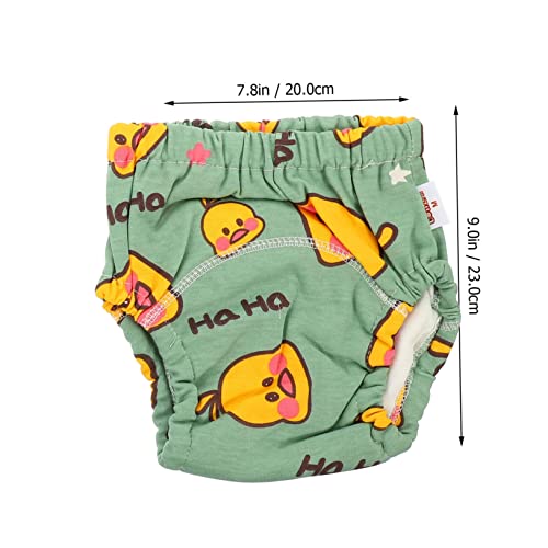 Abaodam 4 Pcs capa de fralda de pano treinamento fraldinha de boca para bebe fraldas ecologicas calç