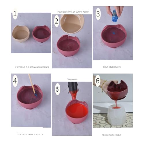 Moule en silicone durable pour fabrication de bijoux en résine - 8