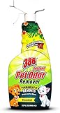 386 Professional Strength Pet Odor Eliminator for Home – Premium Odor Neutralizer for All Surfaces - Multipurpose Urine Remover for Dogs and Cats – Unscented, Long-Lasting No Enzyme Formula