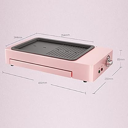 Damian-Sewing Kontaktgrill Elektrogrill-elektrischer Tischgrill Leicht Reinigung durch abnehmbare Platten-Edelstahl… – Bild 8