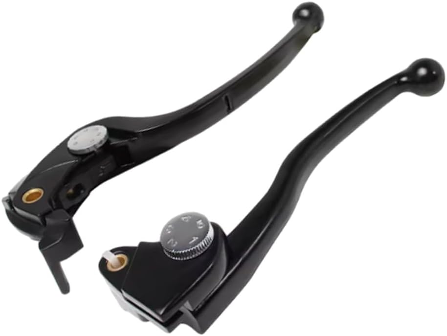 Baceyong Motocykl dźwignie hamulca i sprzęgła zestaw uchwytów motocyklowych ze stopu aluminium kompatybilny z Kawasaki ZX6R/RR/636 2019-2023