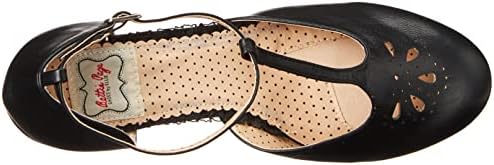 Bettie Page Women's BP303-MERCY Pump, Black, 9 | Image 4