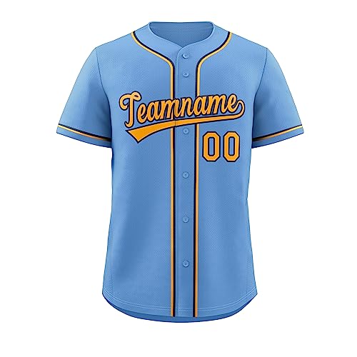 Custom Baseball Jersey Personalized Fan Gifts Stitched/Printed Team Name Number Short Sleeve Shirt for Men Women Youth miniatura 1