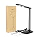 Aglaia LED Desk Lamp 4W, Eye-Care Foldable Table Lamp with Touch Control for 4-Level Dimmer, Suitable for Reading Studying (Black)