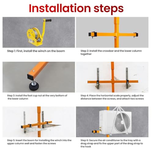Outil de levage pour climatiseur extérieur pour installer sans effort