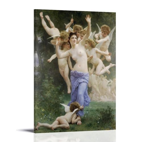 Décoration murale Bouguereau poster sur toile pour habiller un mur