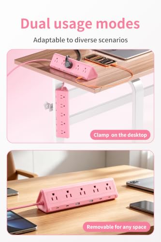 SMALLRT 11-in-1 Desk Clamp Power Strip w/ 40W USB-C - image 6