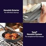 Circulon Radiance Hard Anodized Nonstick Deep Frying Pan with Lid, 12-Inch - Image 5