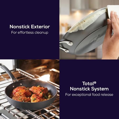 Circulon Radiance Hard Anodized Nonstick Deep Frying Pan with Lid, 12 inch Frying Pan with Lid, Deep Skillet, Gray by Circulon - Image 4
