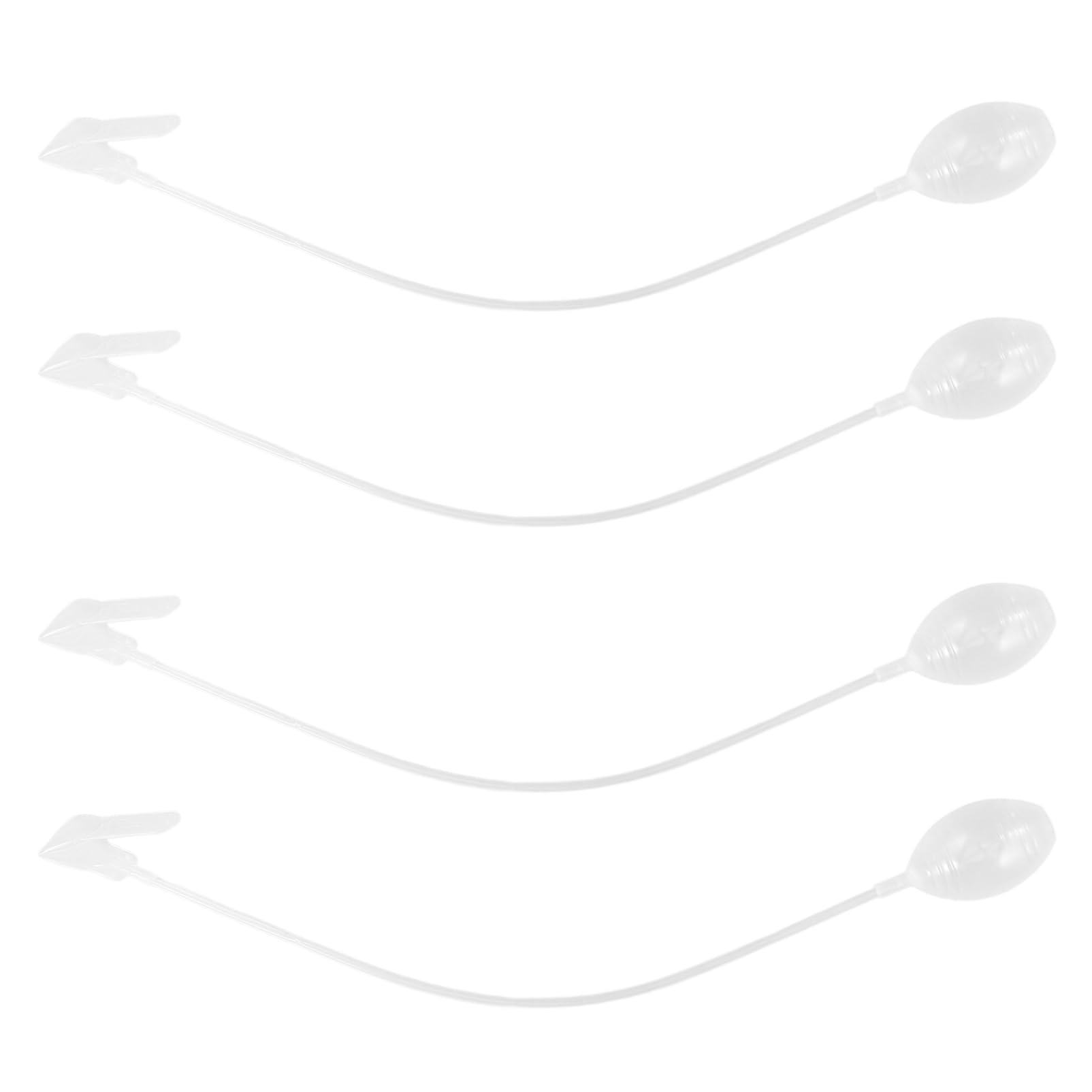 JOINPAYA 4pcs Transparent Air Bag Cosplay Accessories: Pvc Diy Bunny Hat with Moving Ears, Transparent, Fun and Cute for Parties and Festivals