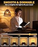 Lamptobe E27 Golf Ball Bulb 4W Dimmable Mini Screw Light Bulb, 40W Equivalent, 2700K Warm White, 380LM, Amber LED E27 Screw Bulb for Home Ceiling Chandelier Energy Saving Light Bulbs, 2-Pack - Image 4