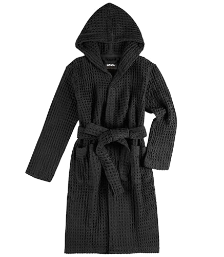 Image of Luxury Organic Japanese Cotton Hotel & Spa Waffle Bathrobe for Men and Women (Hooded /Kimono)