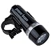 SODIAL(TM) Waterproof 5 LED Bike Bicycle Head + Rear Light 6 Modes for Night Safety