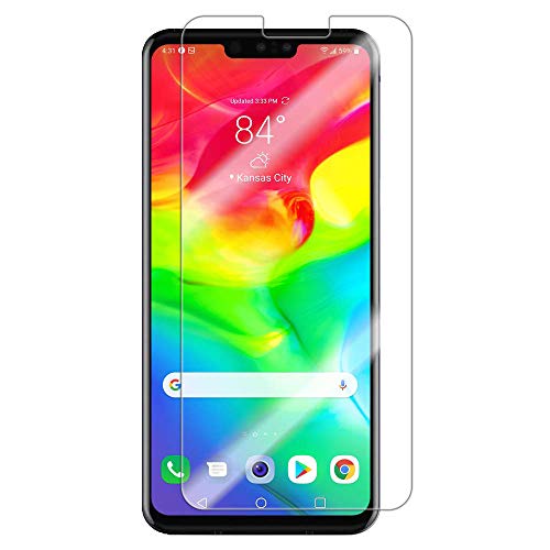 [2 paquetes] LG G8s ThinQ Protector de pantalla de vidrio templado, LG G8s ThinQ, protector de pantalla HD transparente para LG G8s ThinQ de 6.1'