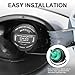 LivTee Gas Cap,Fuel Cap Fits Audi A5 2010-2014,A5 Quattro,A4,A4 Quattro,Q5,RS5,S4,S5,S8,allroad,Fits Volkswagen Jetta 2011-2020,GTI,Golf,Golf Alltrack R SportWagen,Tiguan,Car Accessories,5C0-201-550-T