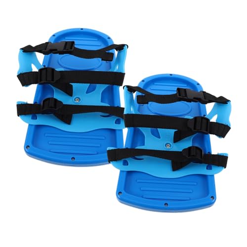 BESPORTBLE Boots for Kids Winter 2 Pack Snow Footprint Covers Toddler Size Adjustable Straps Ice Skates Style Winter Gear for Boys and Girls