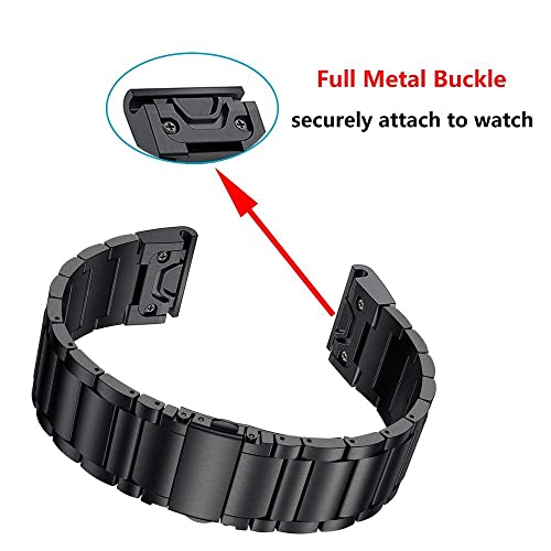 YEXIONGYAN Pulseira de relógio de 26 22 20 mm para relógio Garmin Fenix 7S 7 7X 5 5X 5S 3 3HR 6X 6 6