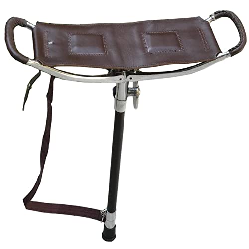 Hunting Equipment Adjustable Shooting Stick with Leather Seat