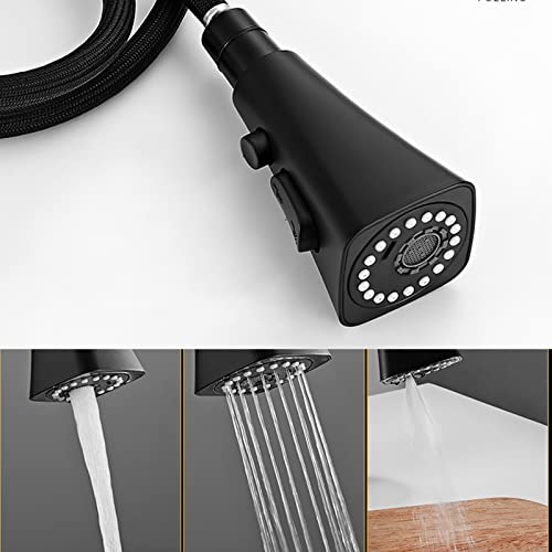 Robinet de cuisine noir mat avec mitigeur eau potable design premium - 7