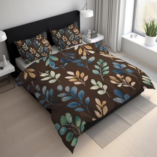 Housse de couette 260x240 en microfibre douce infroissable avec ses taies