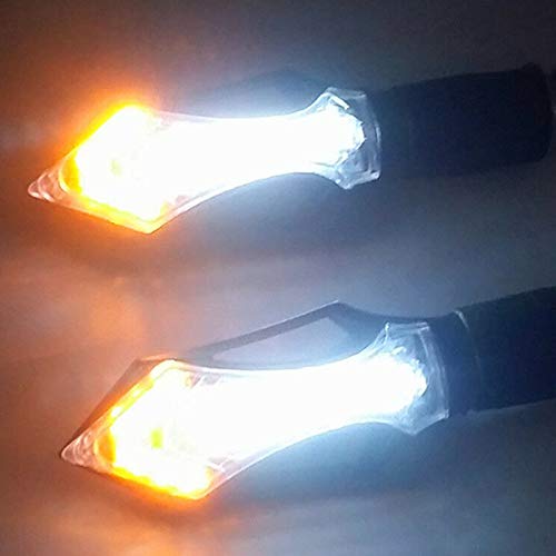 USA Shipping 2 Pairs Motorcycle Integrated LED Turn Signal Light Indicator Braking Running Tail Light For Kawasaki Honda Yamaha Suzuki Bobber - Thumbnail 6